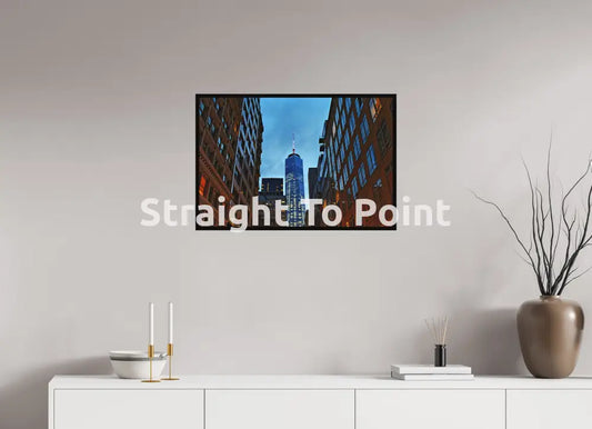 Beautiful Downtown 29.4 x 20″ / Matte WhiteWall App Product