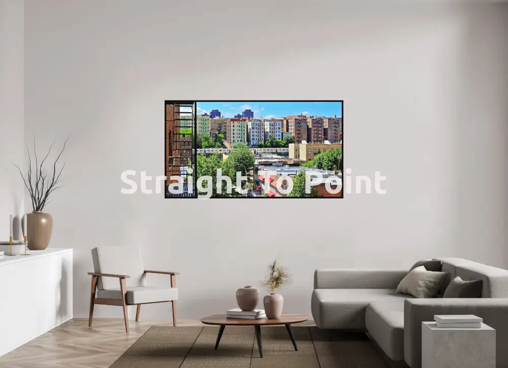 Boogie Down View 71 x 39″ / Matte WhiteWall App Product