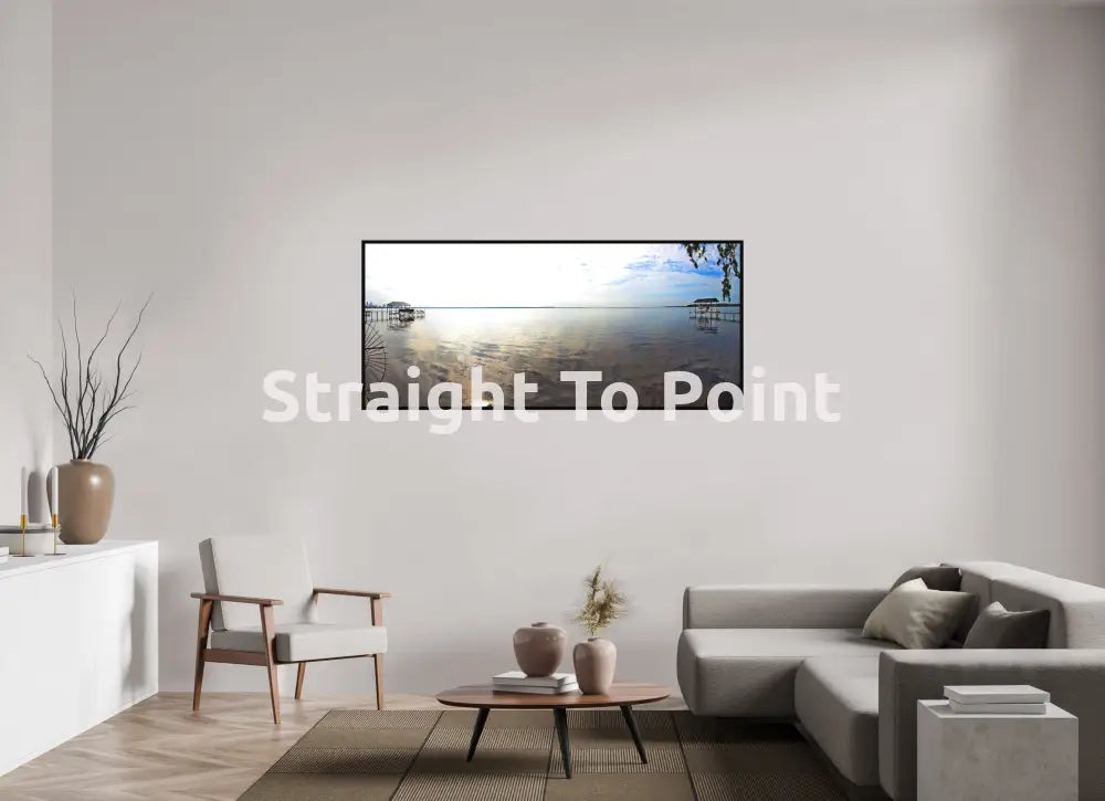 Saint John River 69.7 x 31″ / Matte WhiteWall App Product