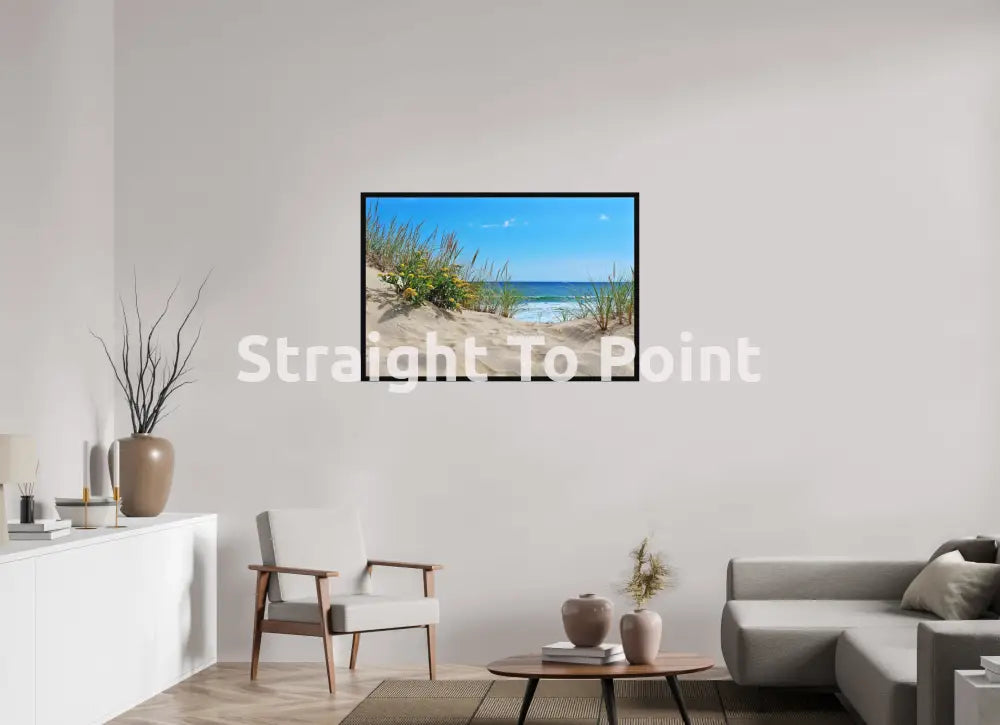 Beach Flower 45.7 x 31″ / Matte WhiteWall App Product