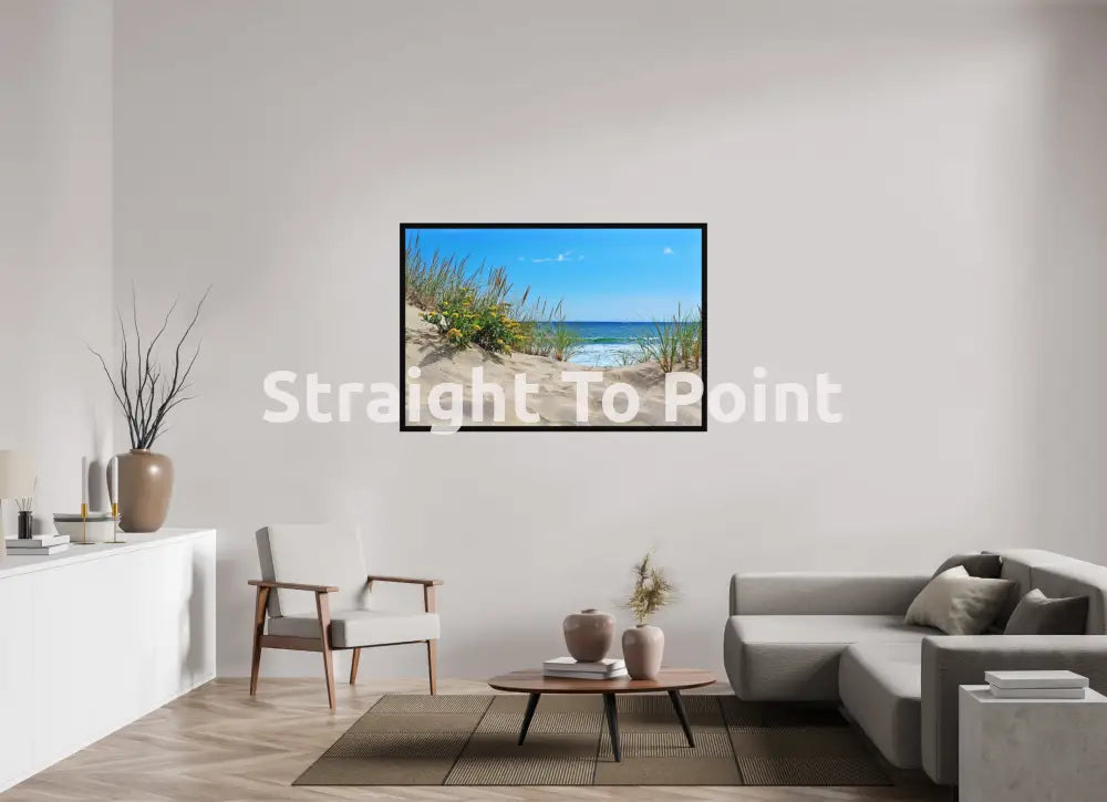 Beach Flower 57.4 x 39″ / Matte WhiteWall App Product