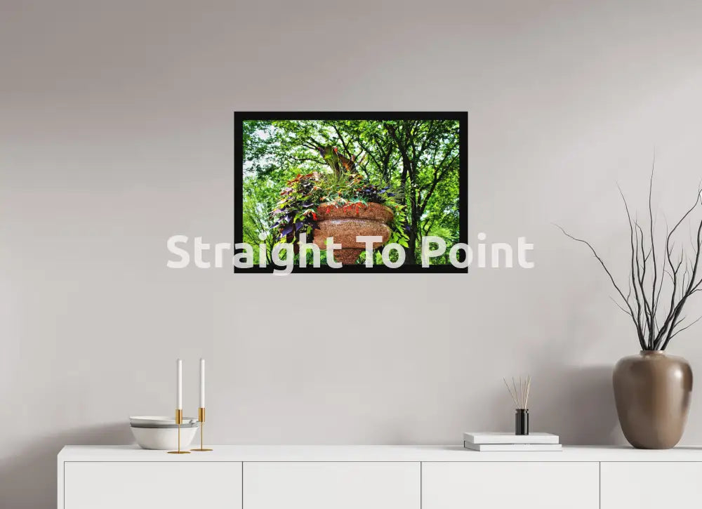 Beautiful Planter 28.9 x 20″ / Matte WhiteWall App Product