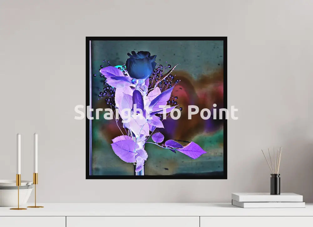 Rose In Travel 20 x 20.2″ / Matte WhiteWall App Product