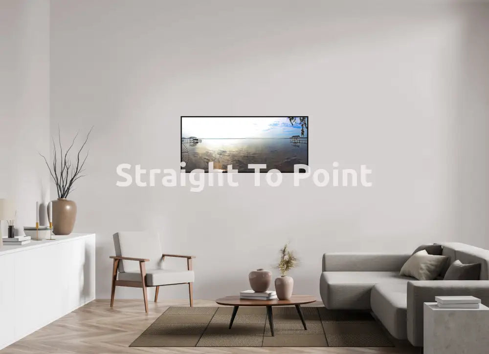 Saint John River 54 x 24″ / Matte WhiteWall App Product