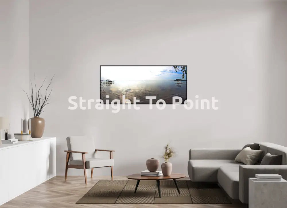 Saint John River 63 x 28″ / Matte WhiteWall App Product