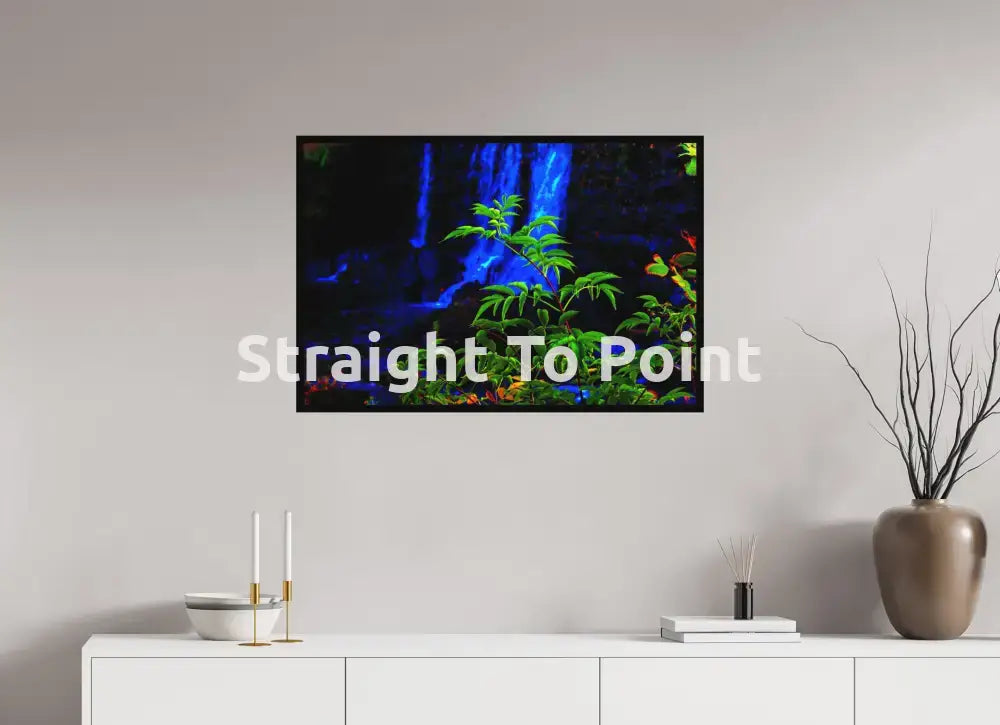 The Plant And Water 35.4 x 24″ / Matte WhiteWall App Product