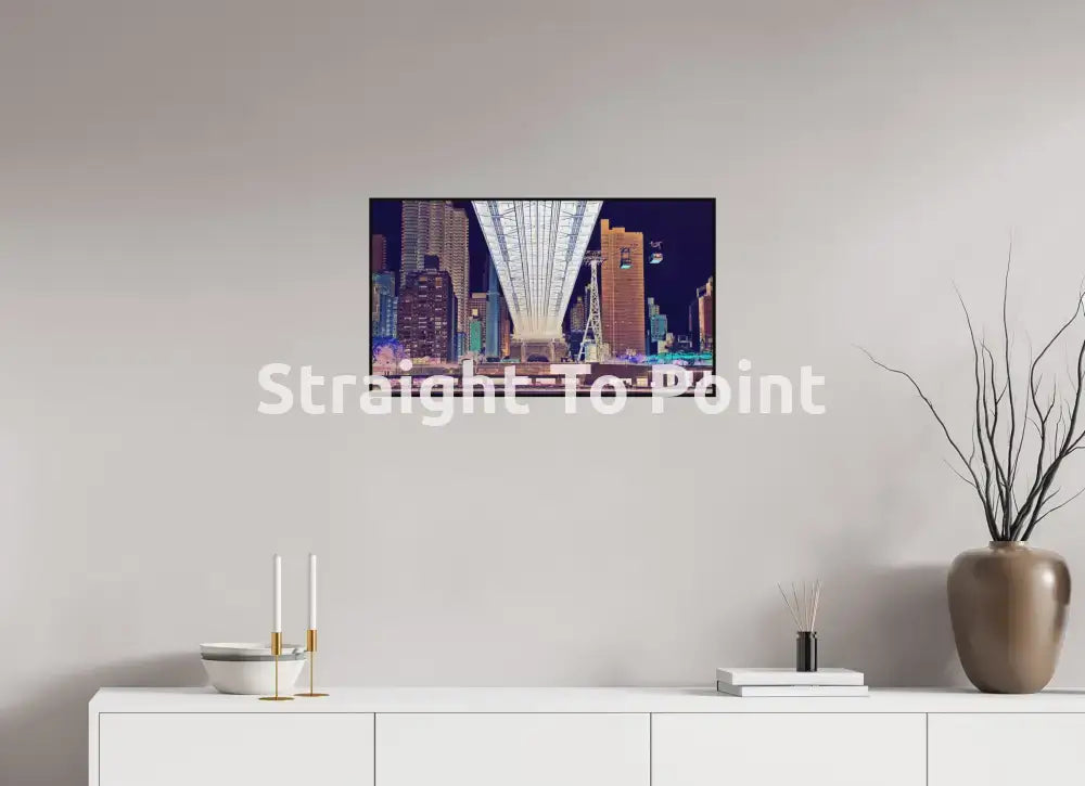 Under Queensboro Bridge 27.8 x 16″ / Matte WhiteWall App Product